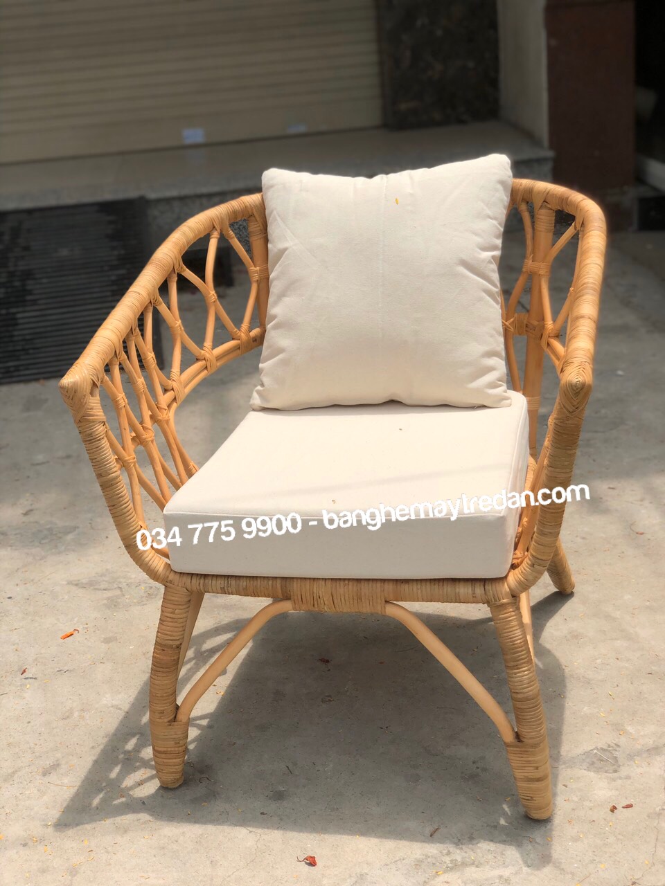 Ghế sofa mây phòng khách đẹp - Bàn ghế mây tre đan