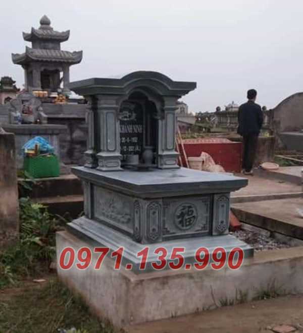 Mộ đá quây - Mẫu mộ quây bằng đá xanh cẩm thạch đẹp bán