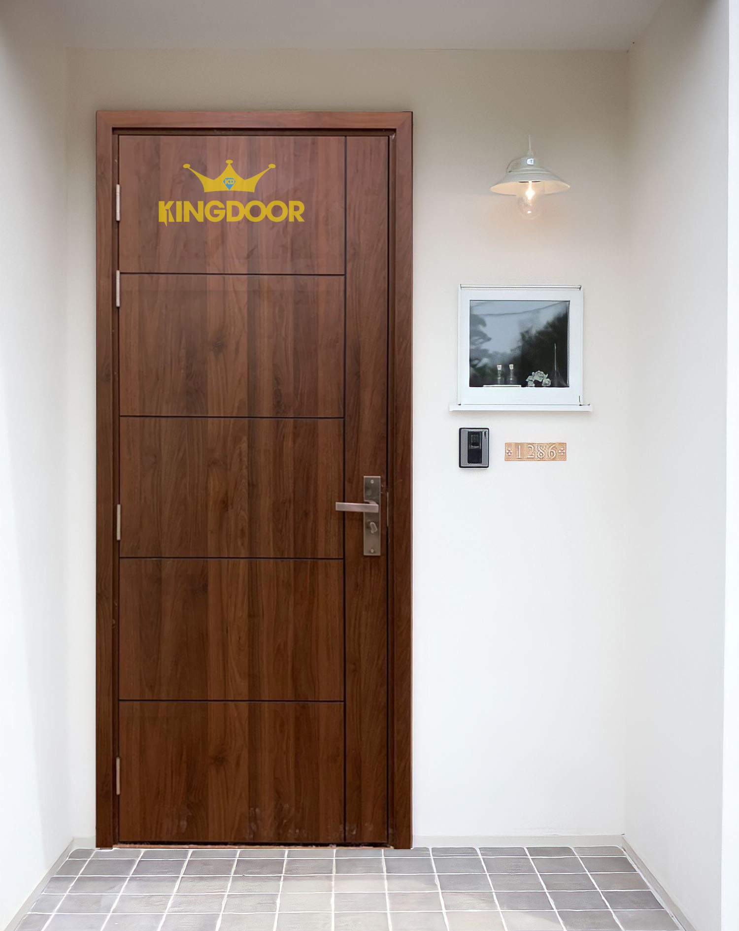 cửa gỗ công nghiệp giá rẻ Kingdoor