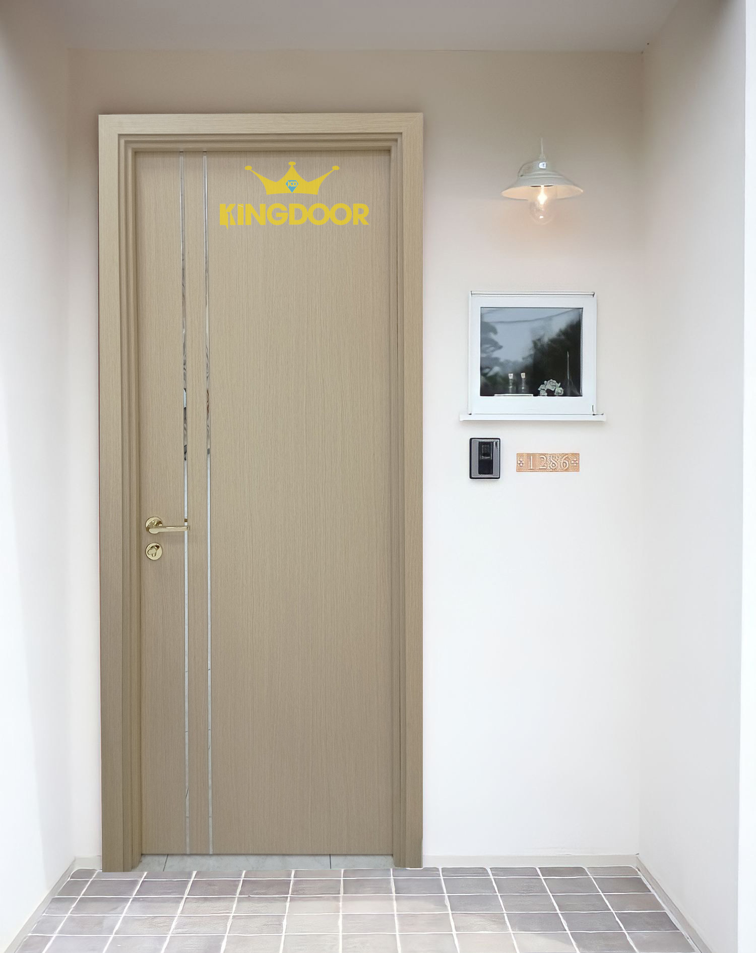 cửa gỗ công nghiệp giá rẻ Kingdoor