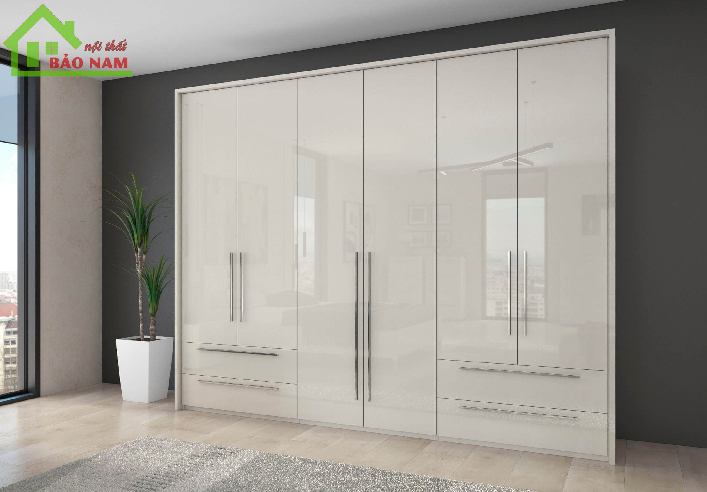 Mẫu tủ áo an cường hiện đại, bền, đẹp - Giao hàng và lắp đặt miễn phí