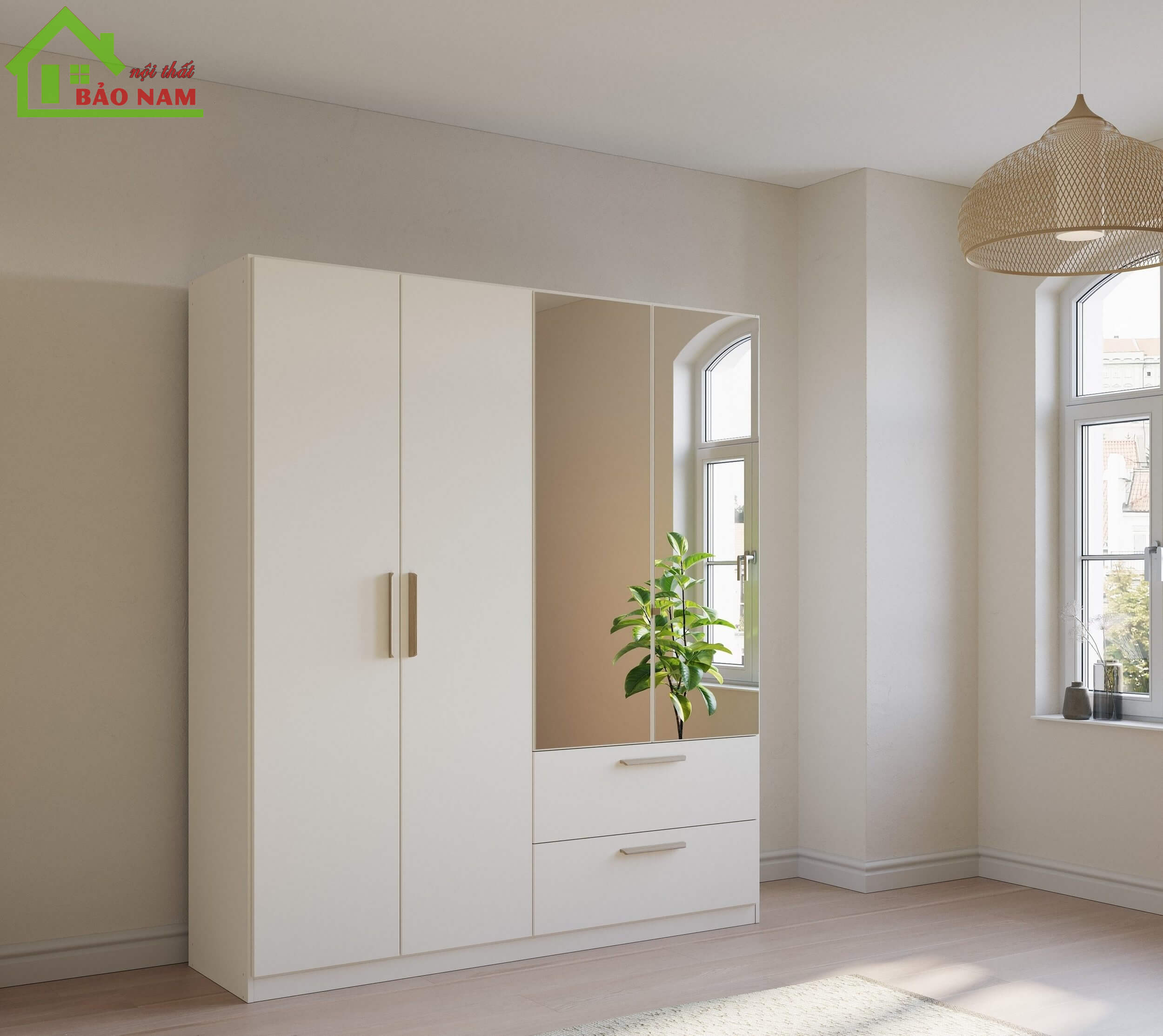 Mẫu tủ áo an cường hiện đại, bền, đẹp - Giao hàng và lắp đặt miễn phí