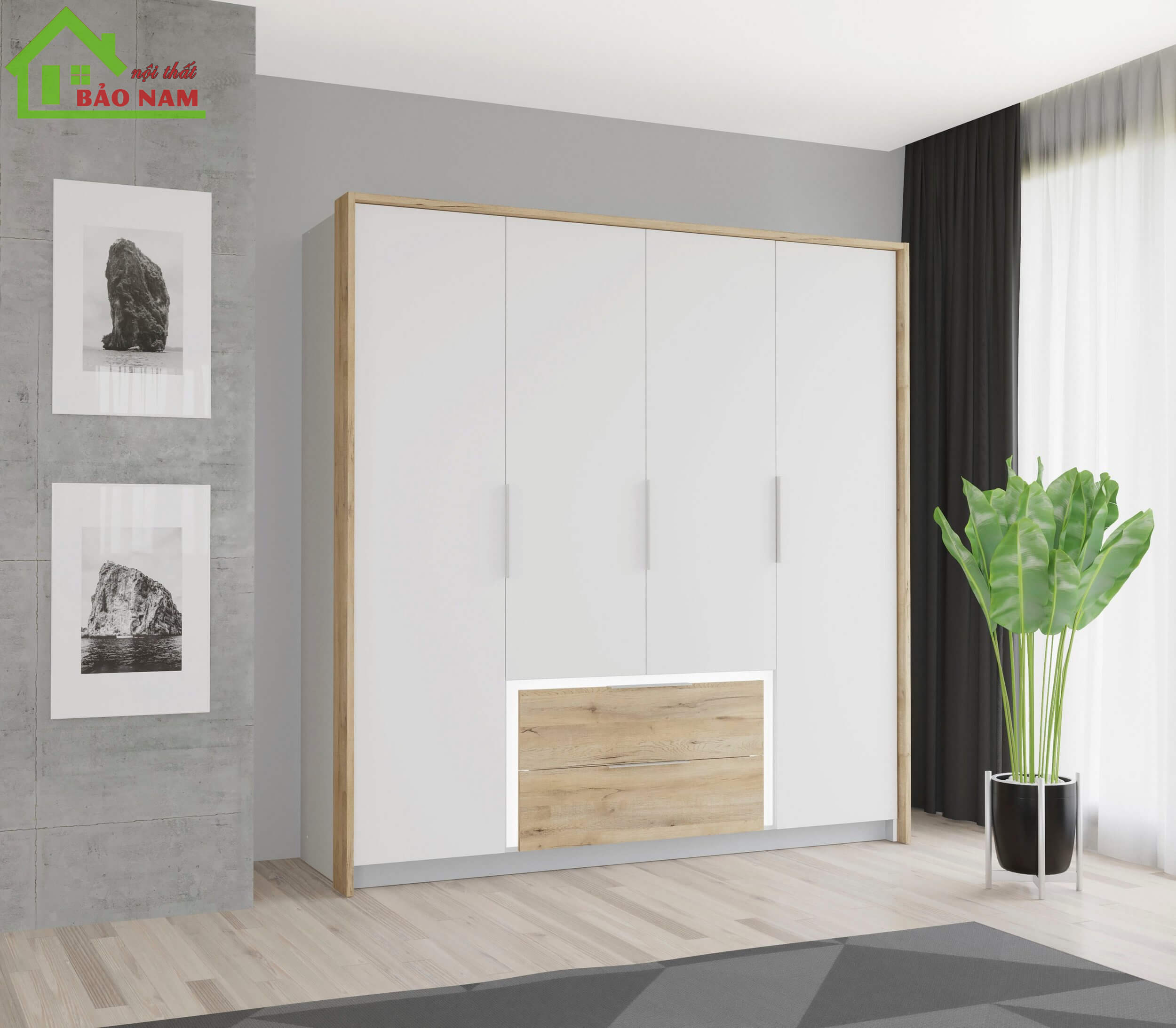 Mẫu tủ áo an cường hiện đại, bền, đẹp - Giao hàng và lắp đặt miễn phí