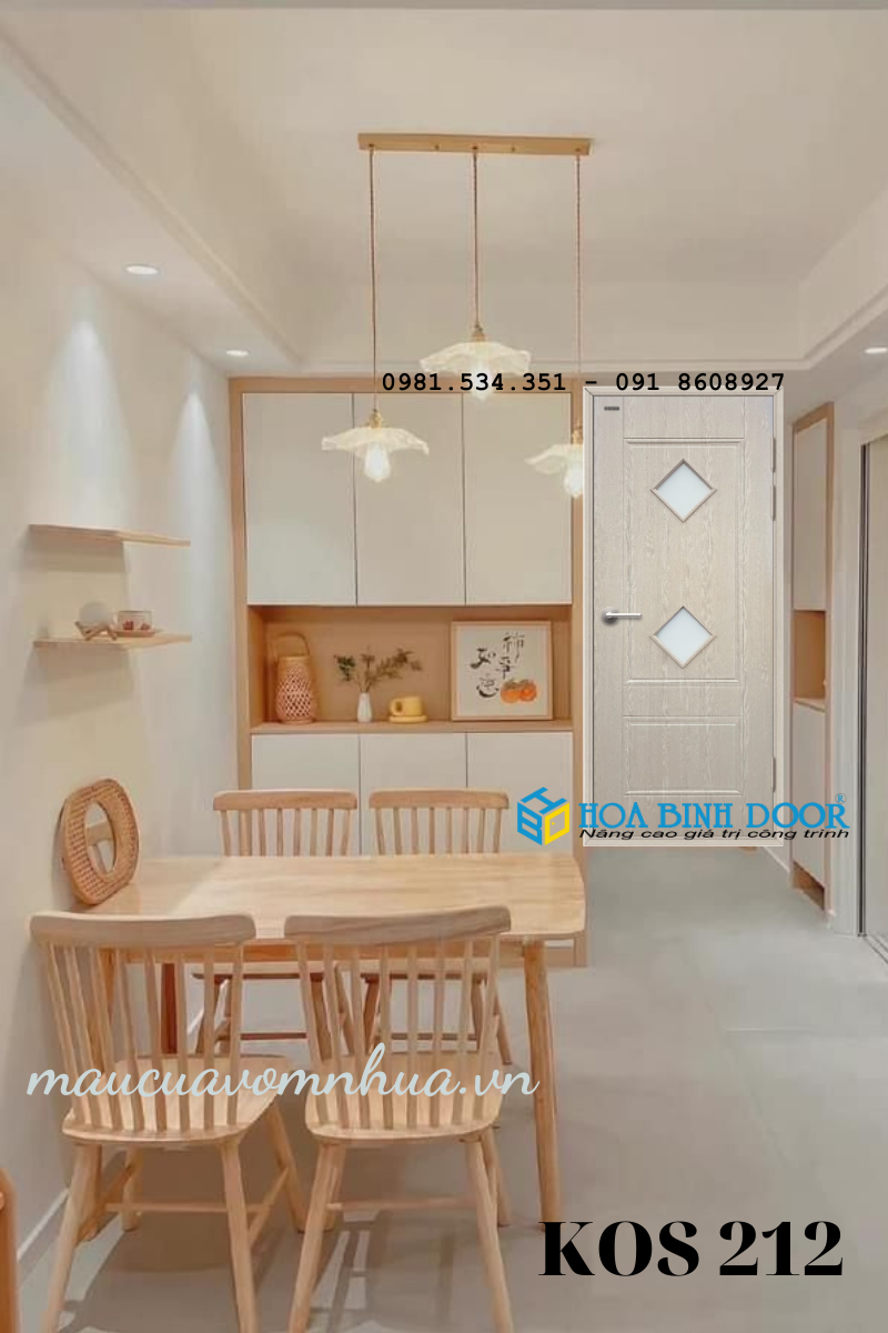 Cửa nhựa Abs tại quận 10 -Cửa nhựa giả gỗ uy tín
