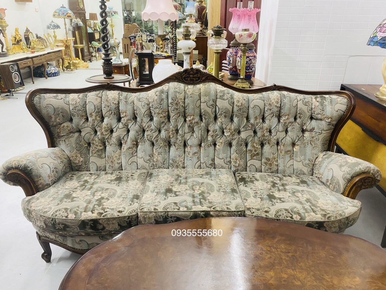 Giao lưu bộ sofa nỉ hàng tây xưa
