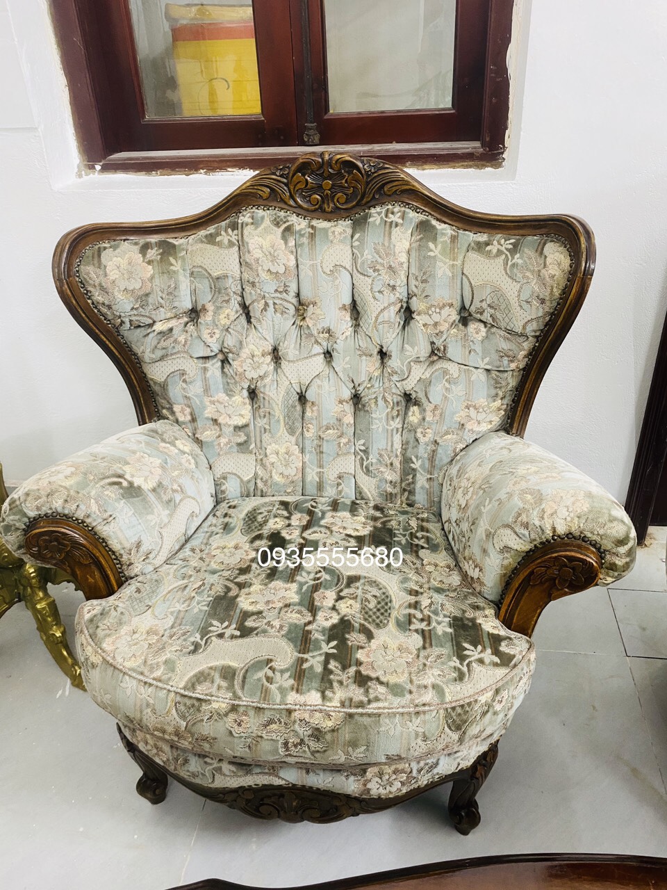 Giao lưu bộ sofa nỉ hàng tây xưa