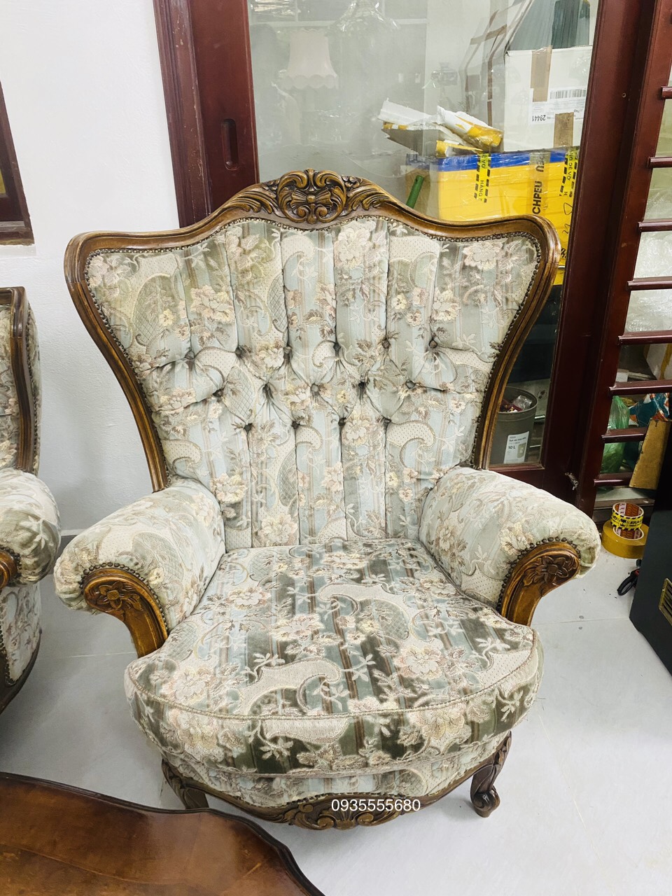 Giao lưu bộ sofa nỉ hàng tây xưa