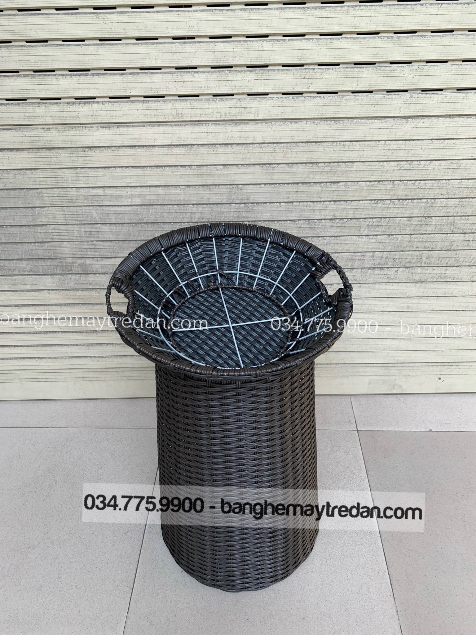 Giỏ trái cây tròn giá tốt - Bàn ghế mây tre đan