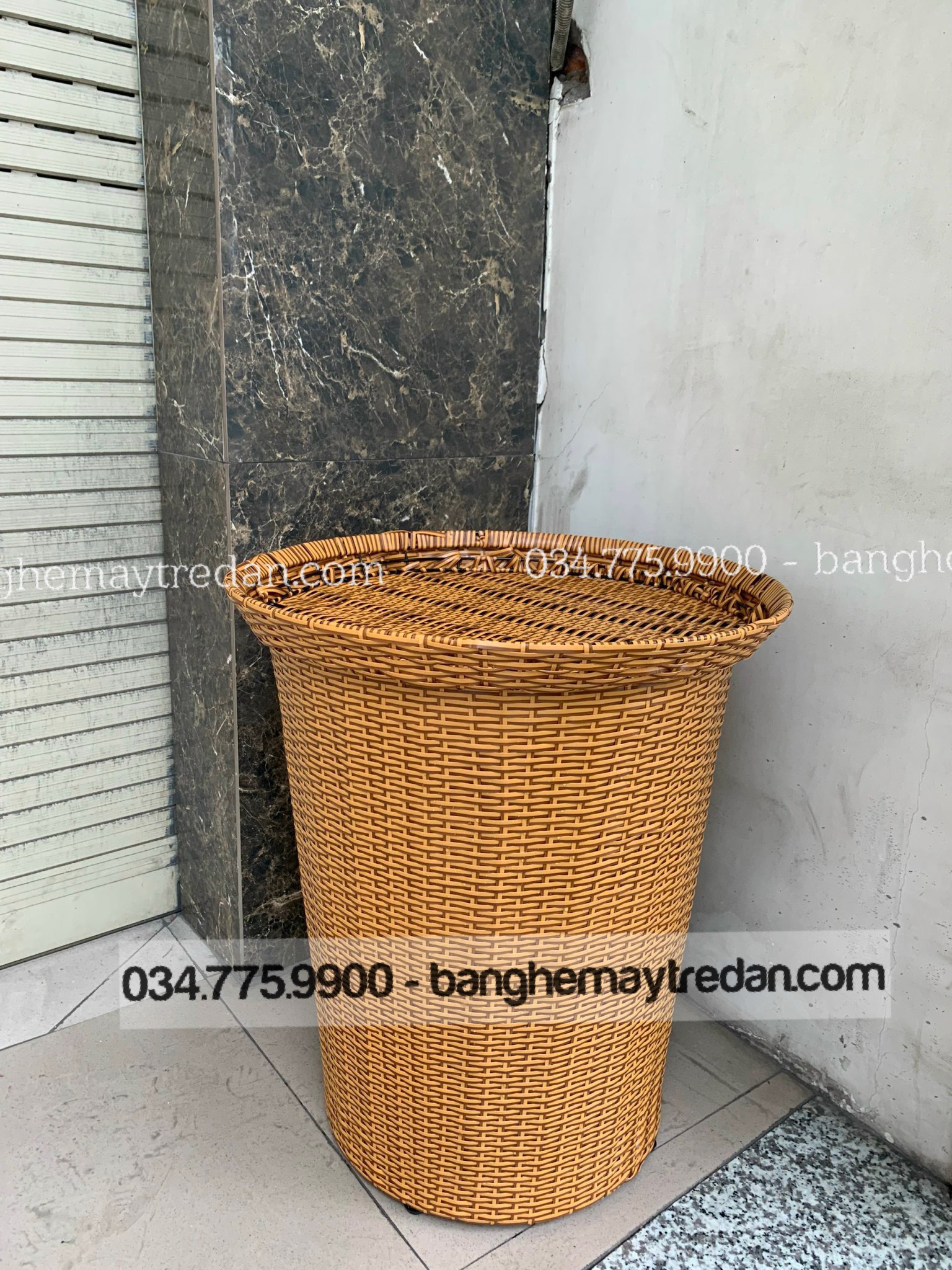 Giỏ trái cây tròn giá tốt - Bàn ghế mây tre đan