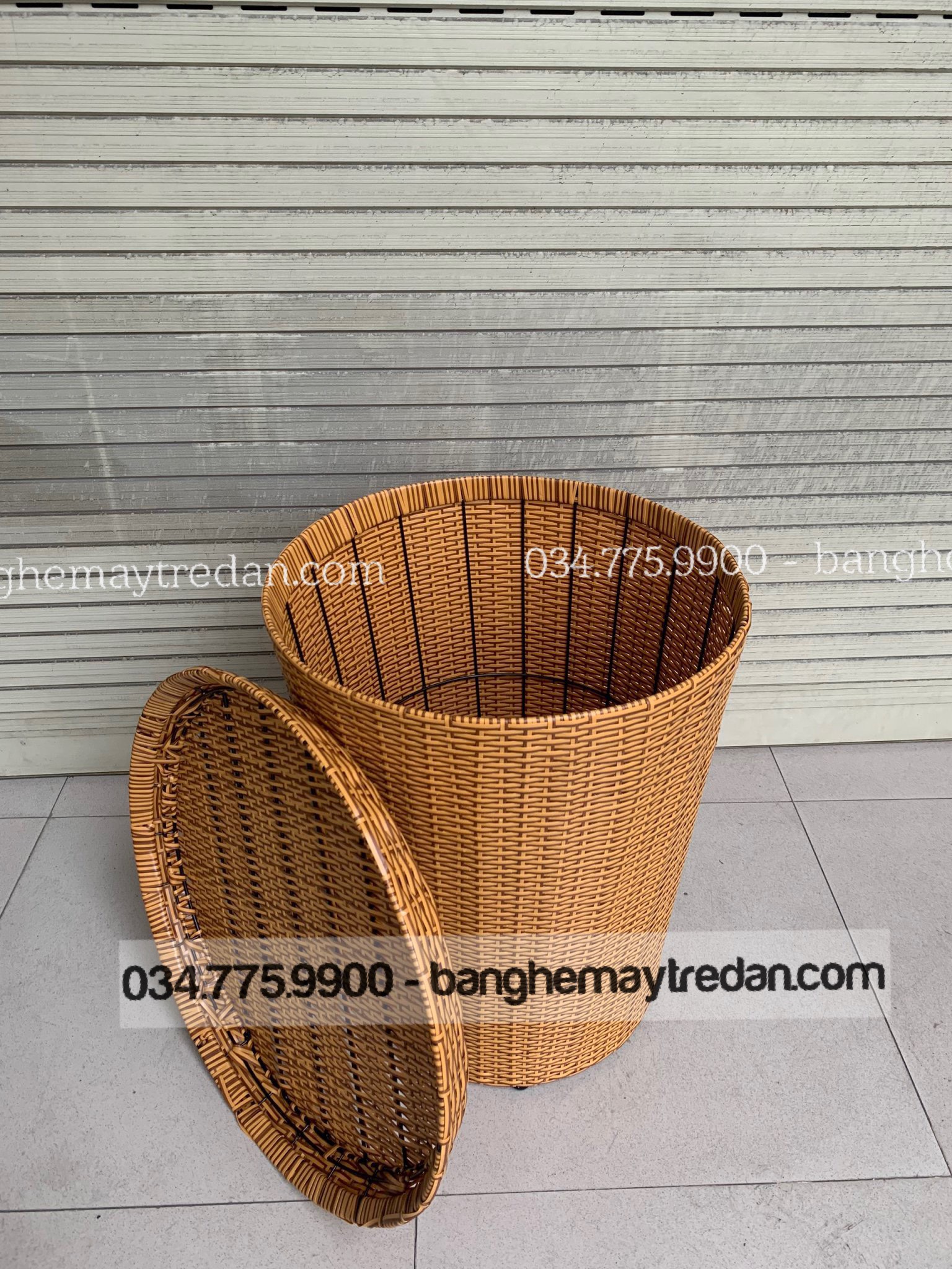 Giỏ trái cây tròn giá tốt - Bàn ghế mây tre đan