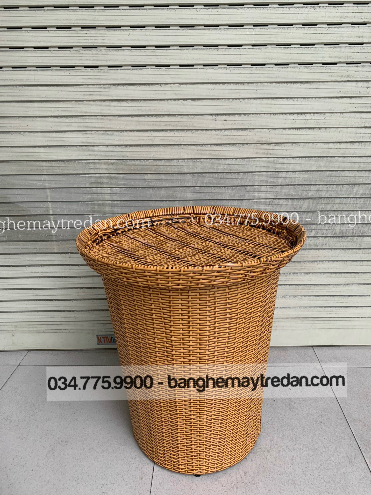 Giỏ trái cây tròn giá tốt - Bàn ghế mây tre đan
