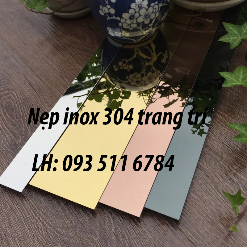 Nẹp inox u nẹp góc chữ v inox giá rẻ kho nep inox
