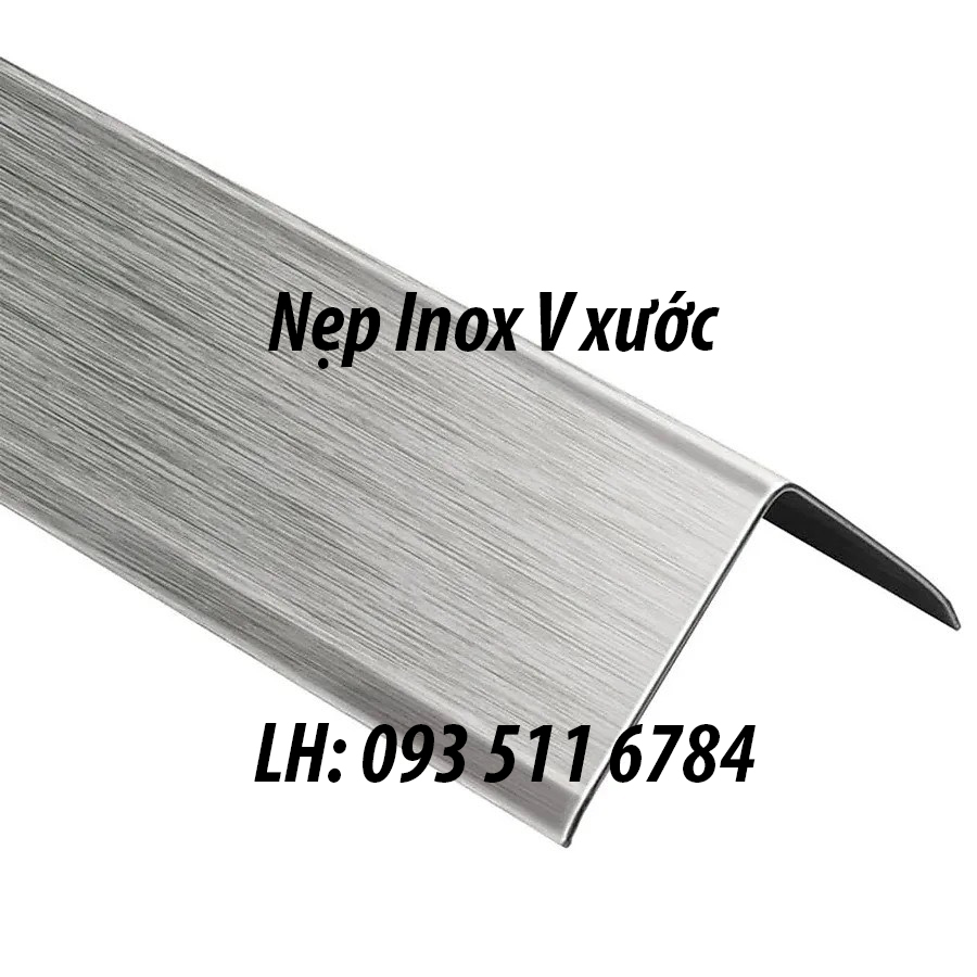Nẹp inox u nẹp góc chữ v inox giá rẻ kho nep inox