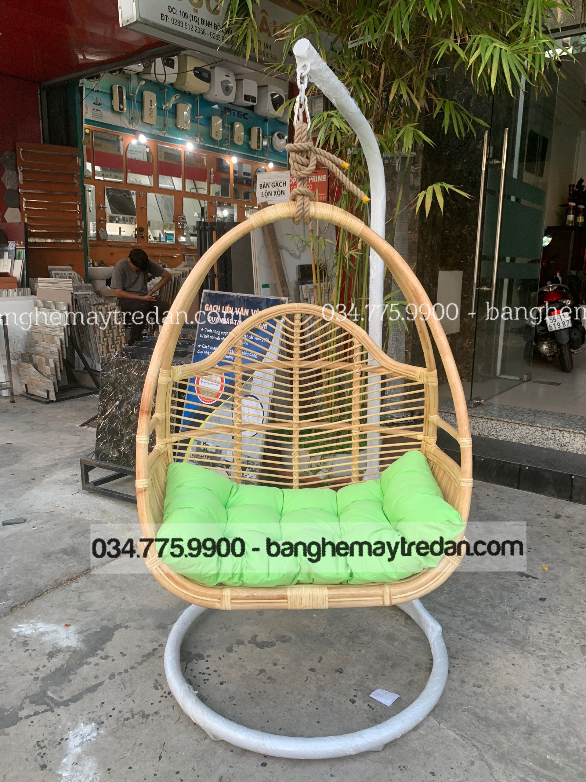 Ghế mây thư giãn phòng khách - Mây Tre Lục Bình