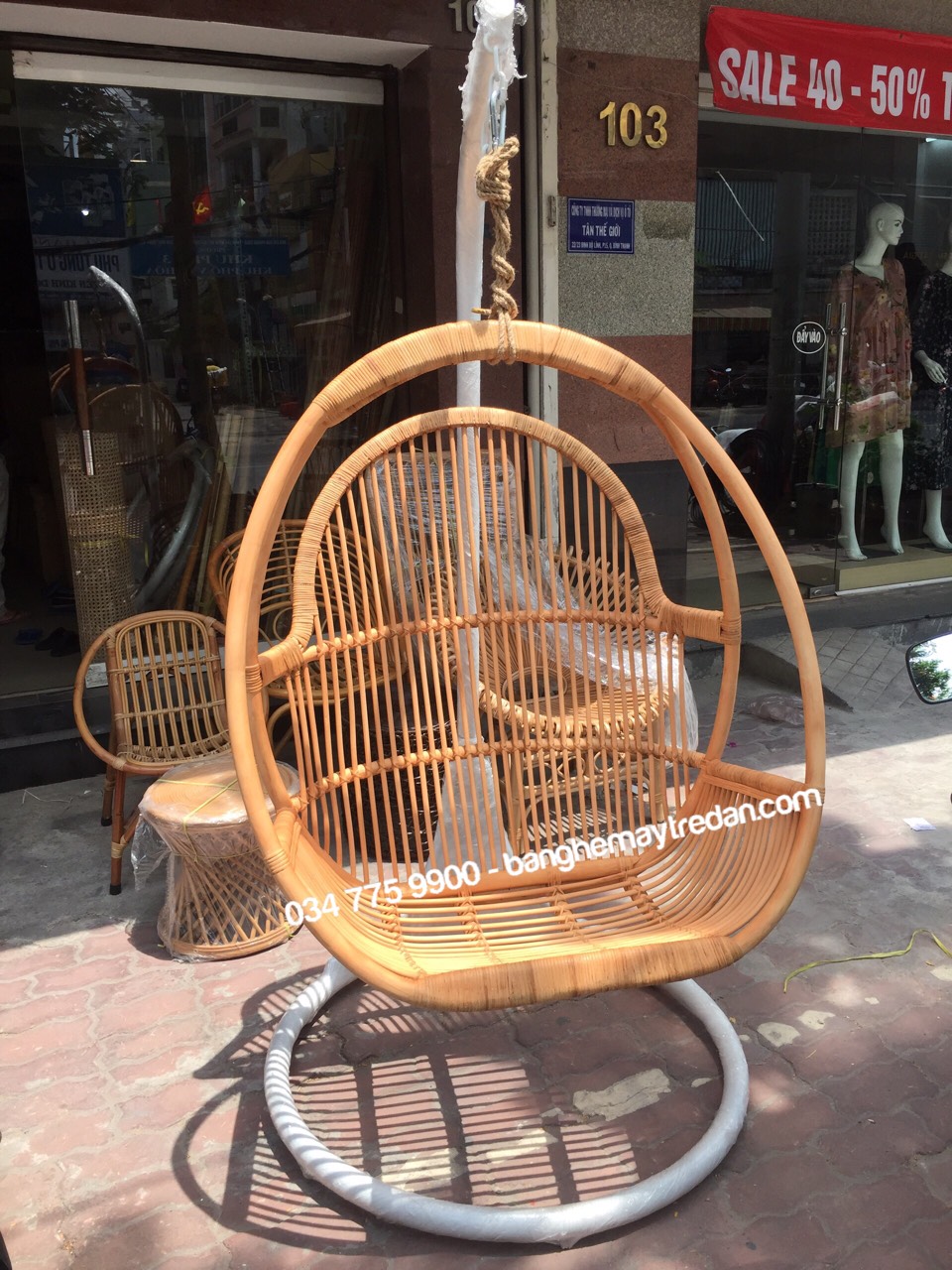 Ghế mây thư giãn phòng khách - Mây Tre Lục Bình
