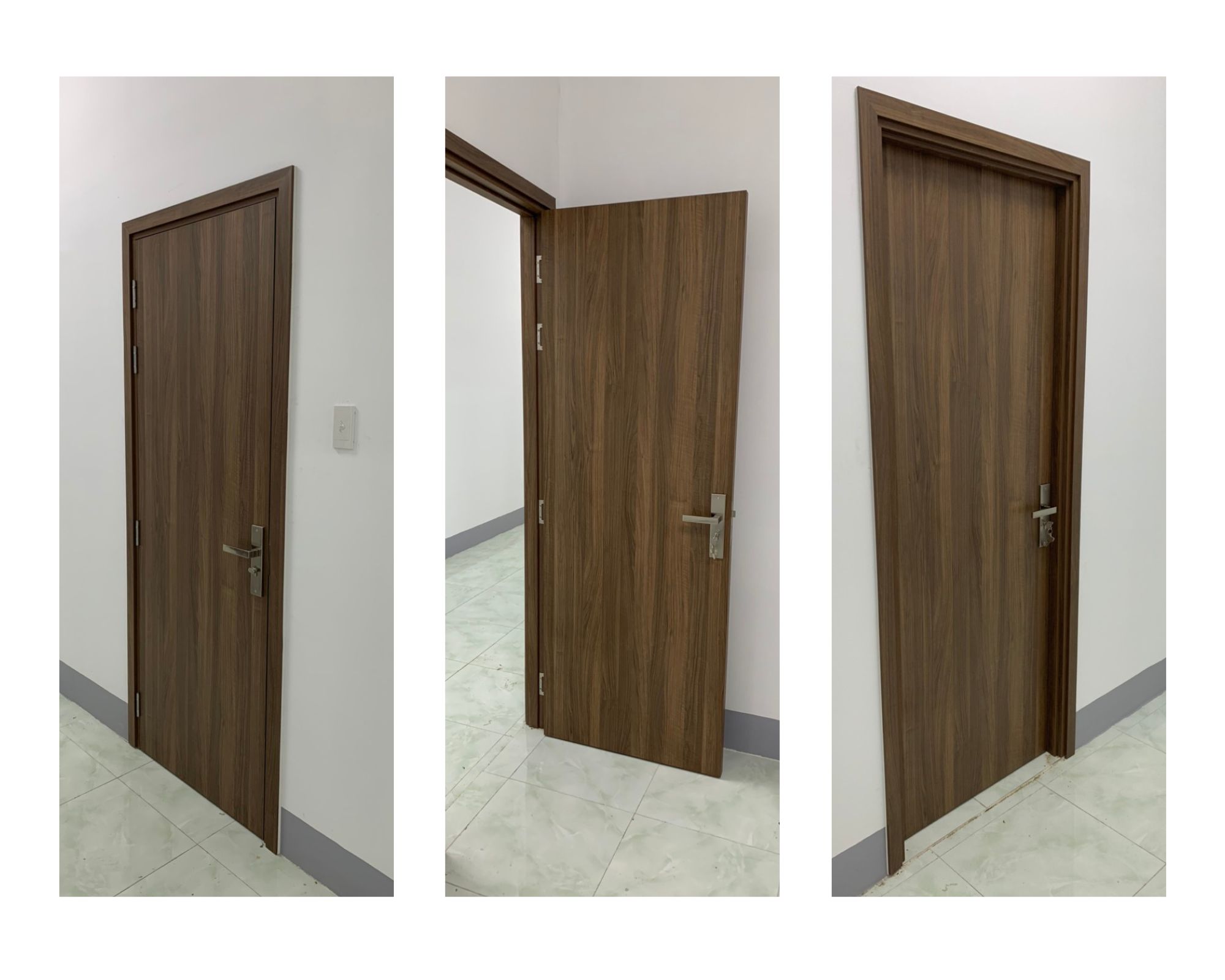 Cửa gỗ công nghiệp MDF tại Quận 9  cửa gỗ Melamine - Laminate