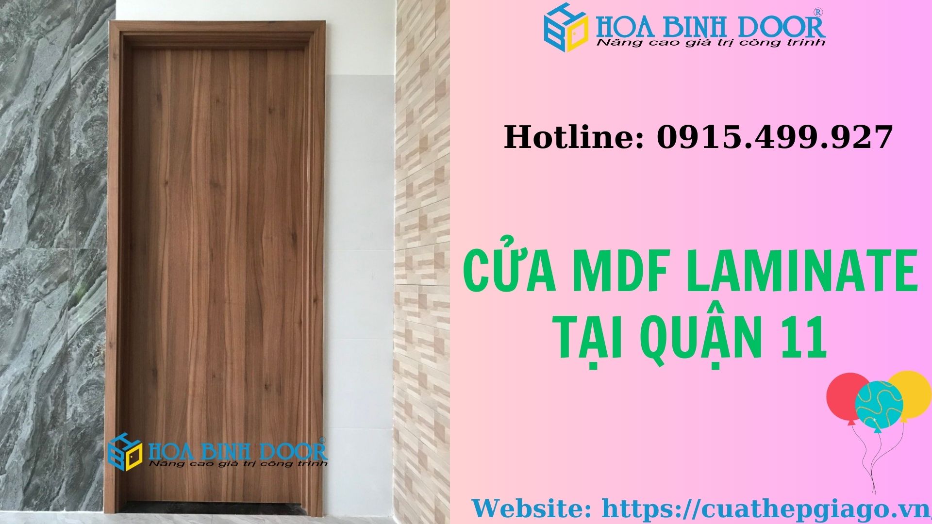 Báo giá cửa gỗ MDF Laminate - Cửa gỗ công nghiệp giá tốt