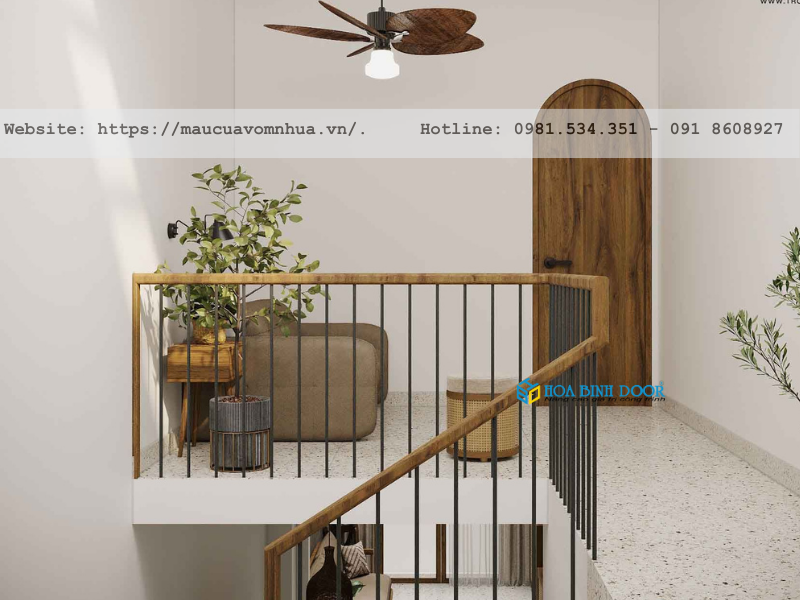 Cửa vòm nhựa tại quận 10 - Cửa nhựa Composite