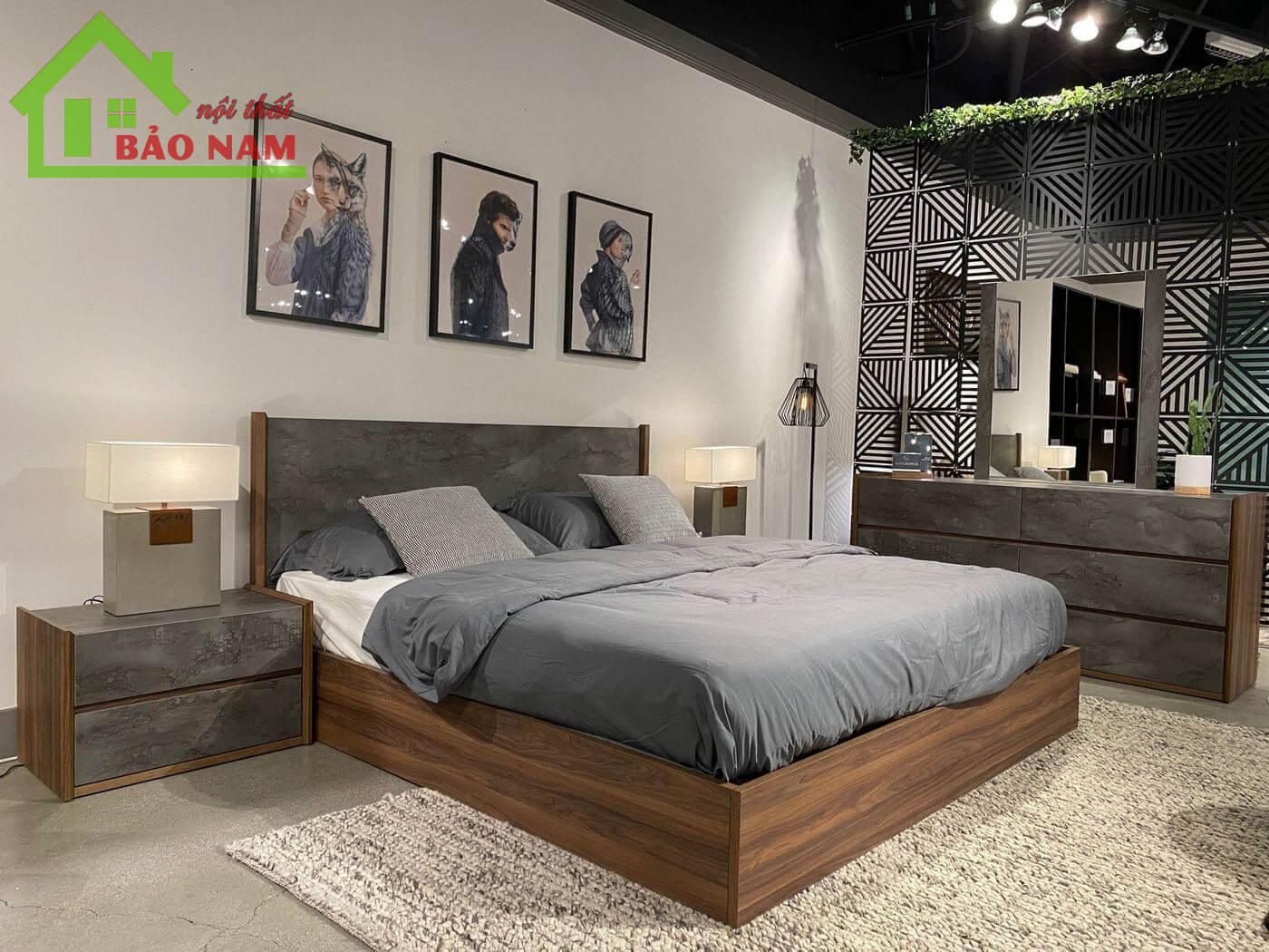 Giường gỗ an cường giá rẻ đẹp - Đóng giường ngủ gỗ đẹp