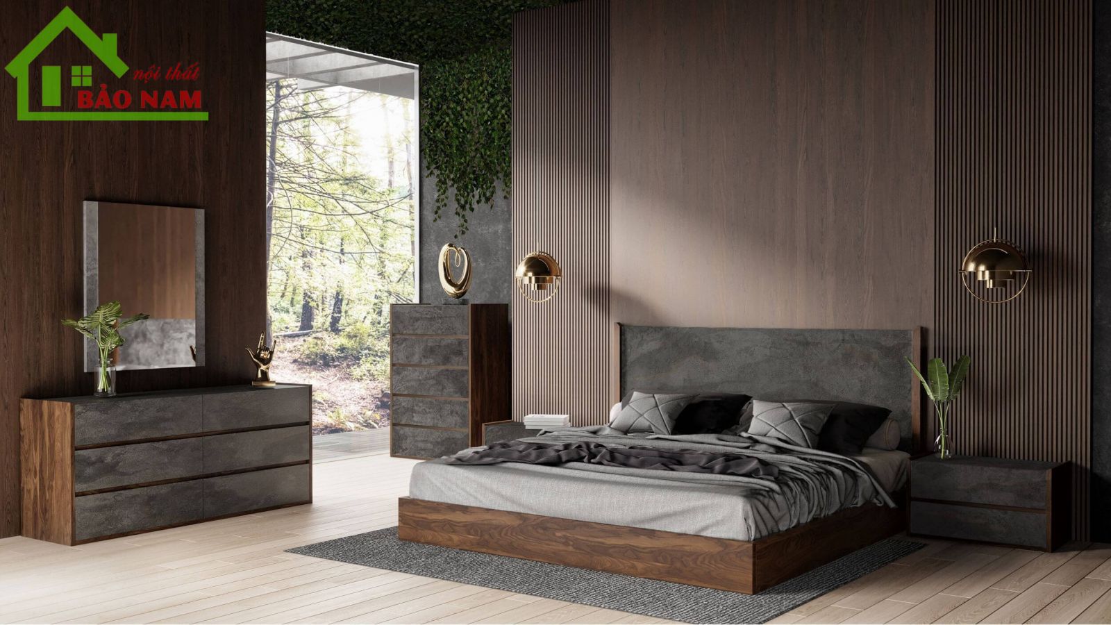 Giường gỗ an cường giá rẻ đẹp - Đóng giường ngủ gỗ đẹp
