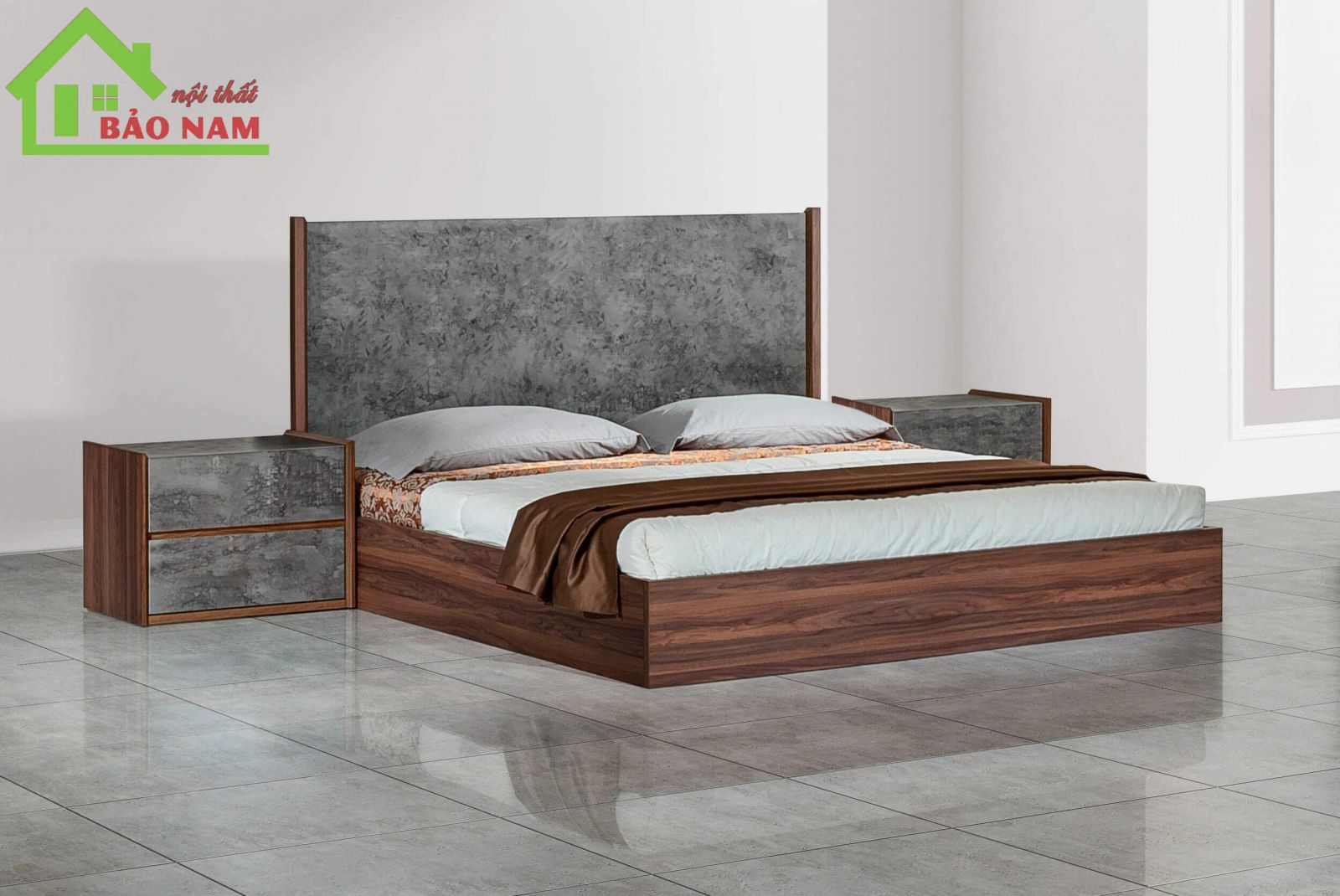 Giường gỗ an cường giá rẻ đẹp - Đóng giường ngủ gỗ đẹp