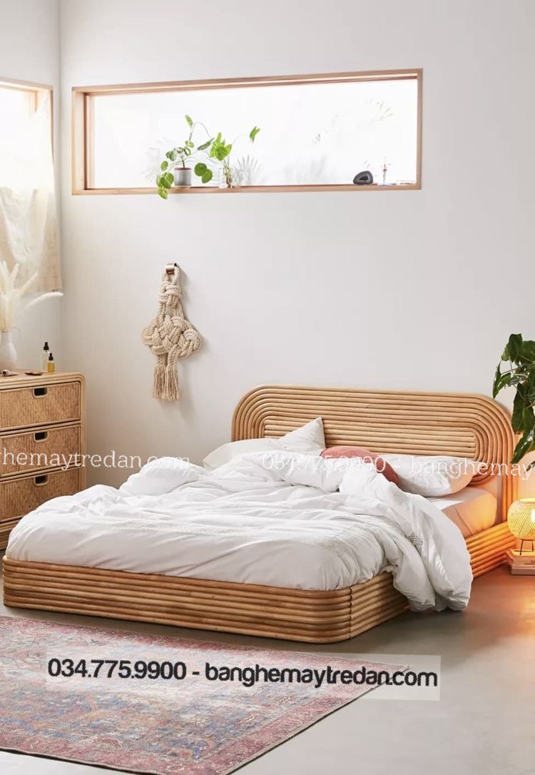 Giường mây đẹp Sài Gòn - Mây Tre Lục Bình