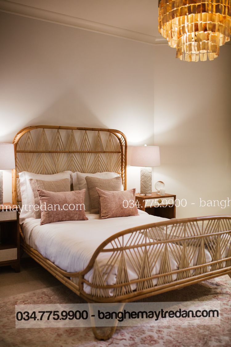 Giường mây đẹp Sài Gòn - Mây Tre Lục Bình