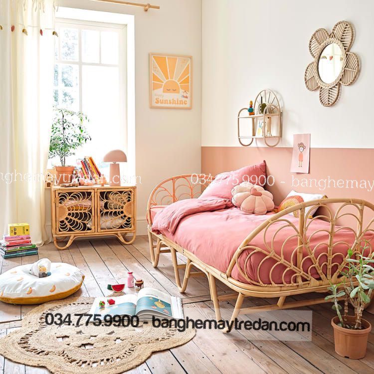 Giường mây đẹp Sài Gòn - Mây Tre Lục Bình