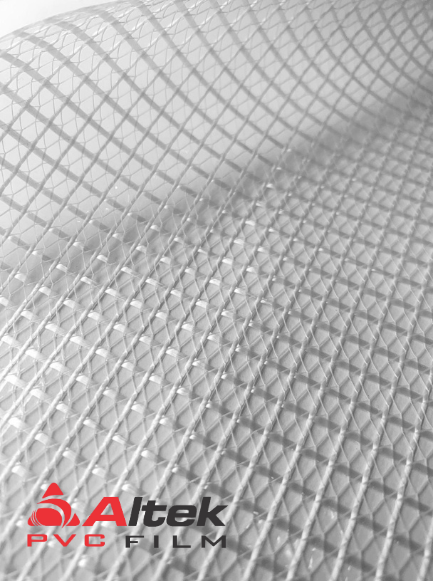 Màng nhựa PVC kẹp lưới 5mm, sợi định hình.