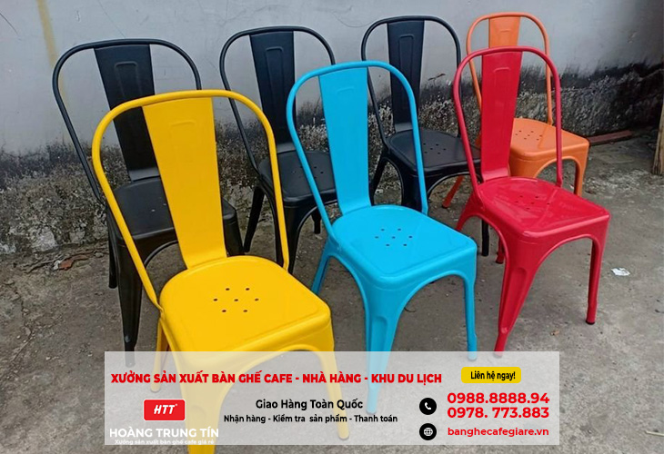 (Long An) Bàn ghế cafe sắt gỗ, sắt nệm chất lượng giá xưởng
