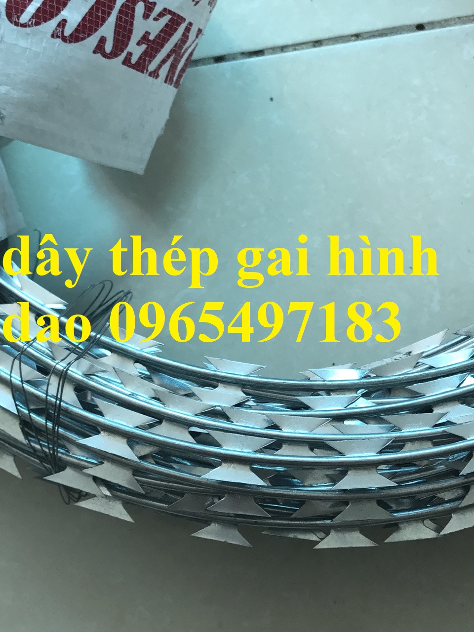 Dây thép gai hình dao, dây thép gai chống trộm, dây kẽm gai, gai tôn