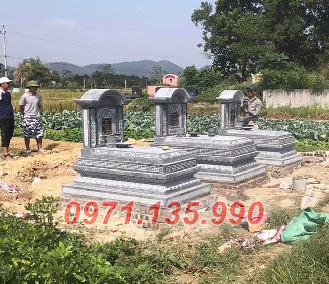 25 Mộ đá đơn giản - Mẫu mộ bằng đá xanh cẩm thạch đẹp bán Tây Ninh