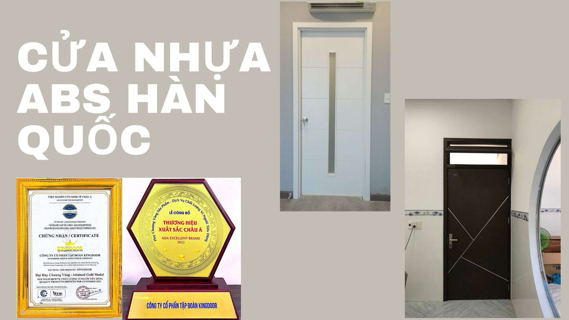 Cửa nhựa ABS Hàn Quốc giá 2.900.000đ/bộ tại Đồng Nai