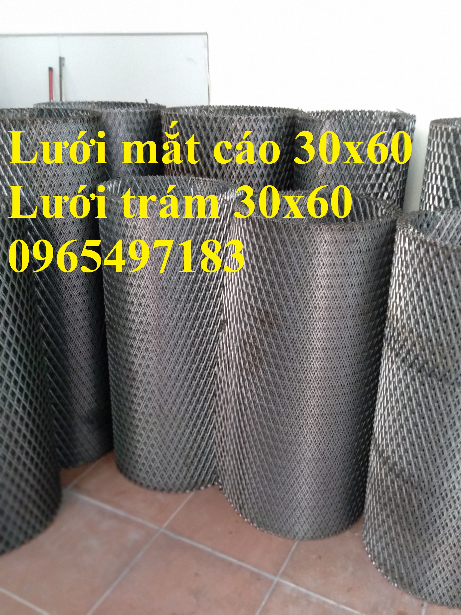 Lưới trám ô 10x20, 15x30, 20x40, 30x60, 25x50, 38x76, 45x90 có sẵn