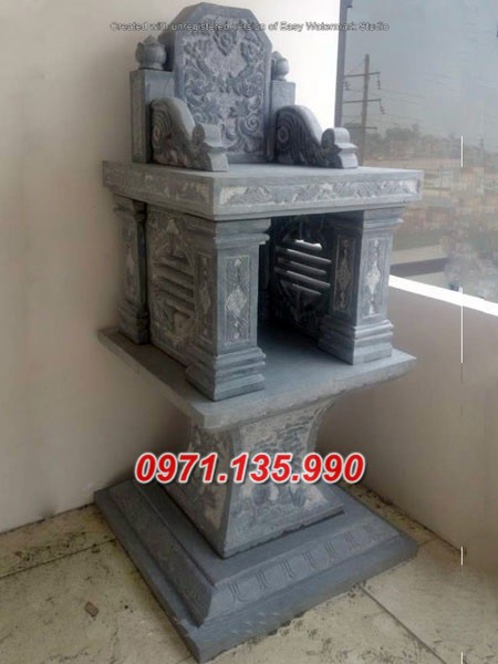 Bến Tre mẫu bàn thờ thiên bằng đá đẹp bán miếu cây hương đá