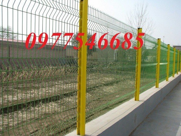 Mẫu hàng rào lưới thép mạ kẽm ,hàng rào sơn tĩnh điện