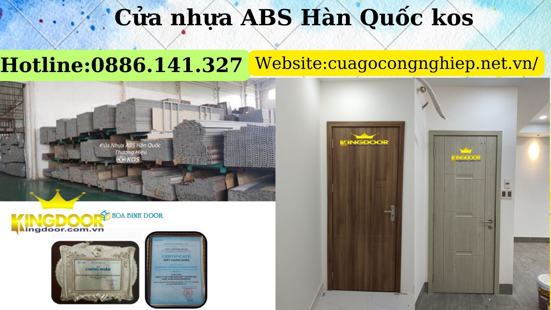 Cửa nhựa ABS Hàn Quốc tại Kiên Giang - Cửa nhựa nhà vệ sinh