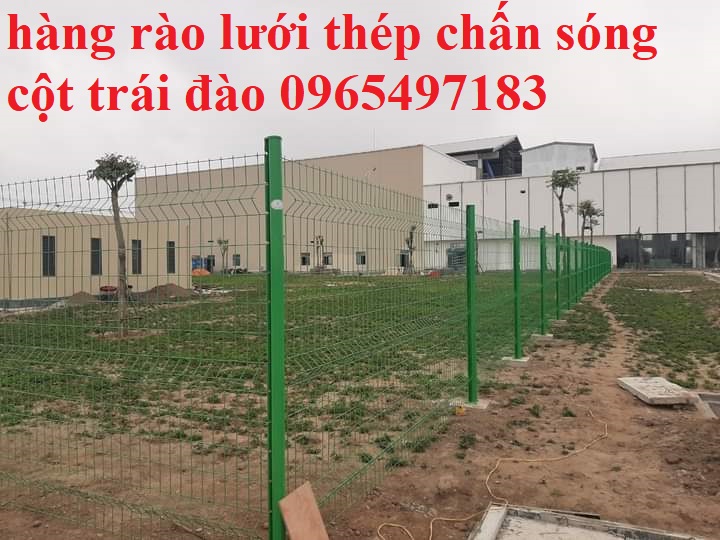 Hàng rào lưới thép chấn sóng, lưới hàng rào chấn sóng mạ kẽm, sơn
