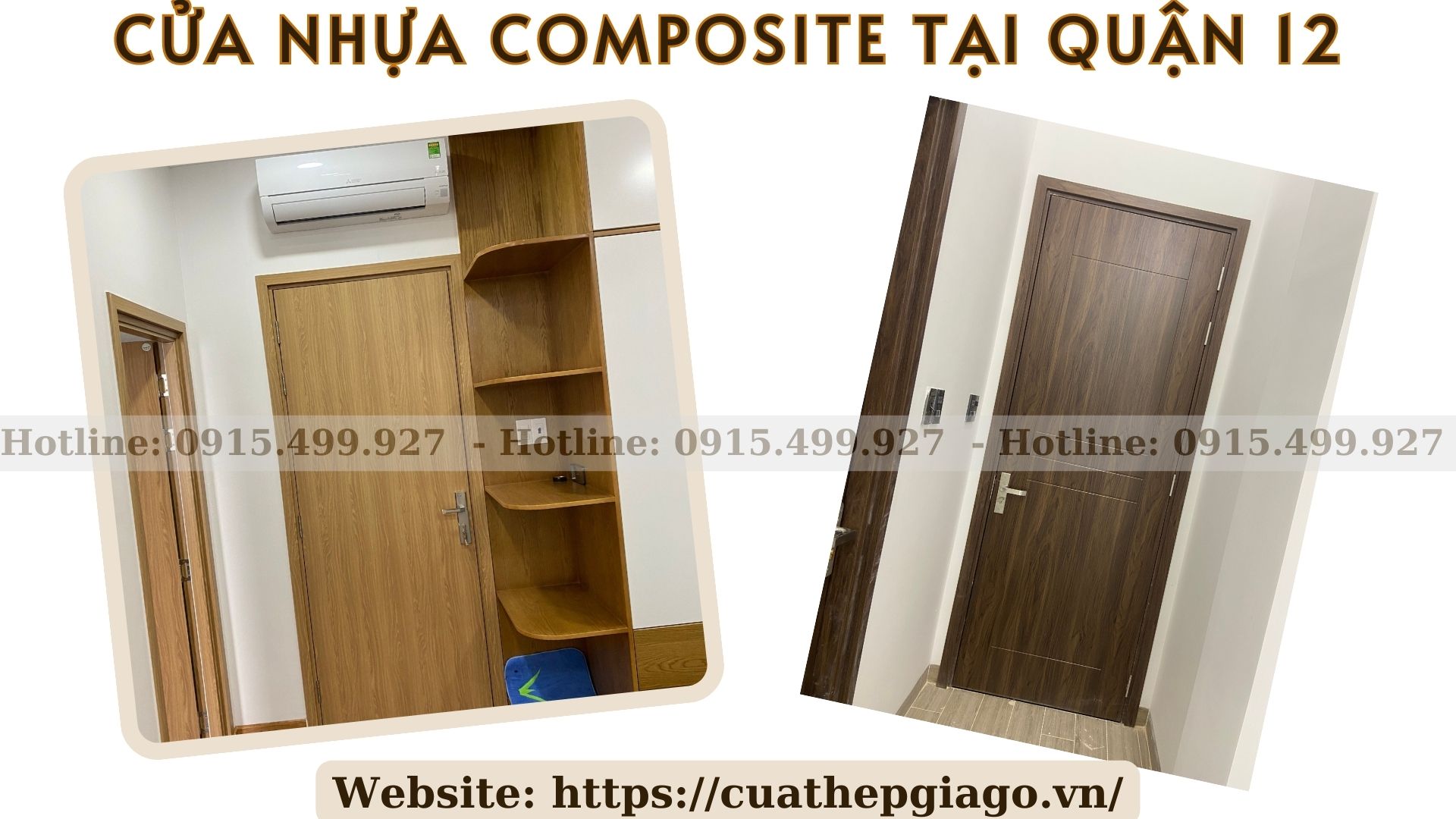 Cửa nhựa Composite  tại Quận 12 - Cửa nhựa phòng ngủ