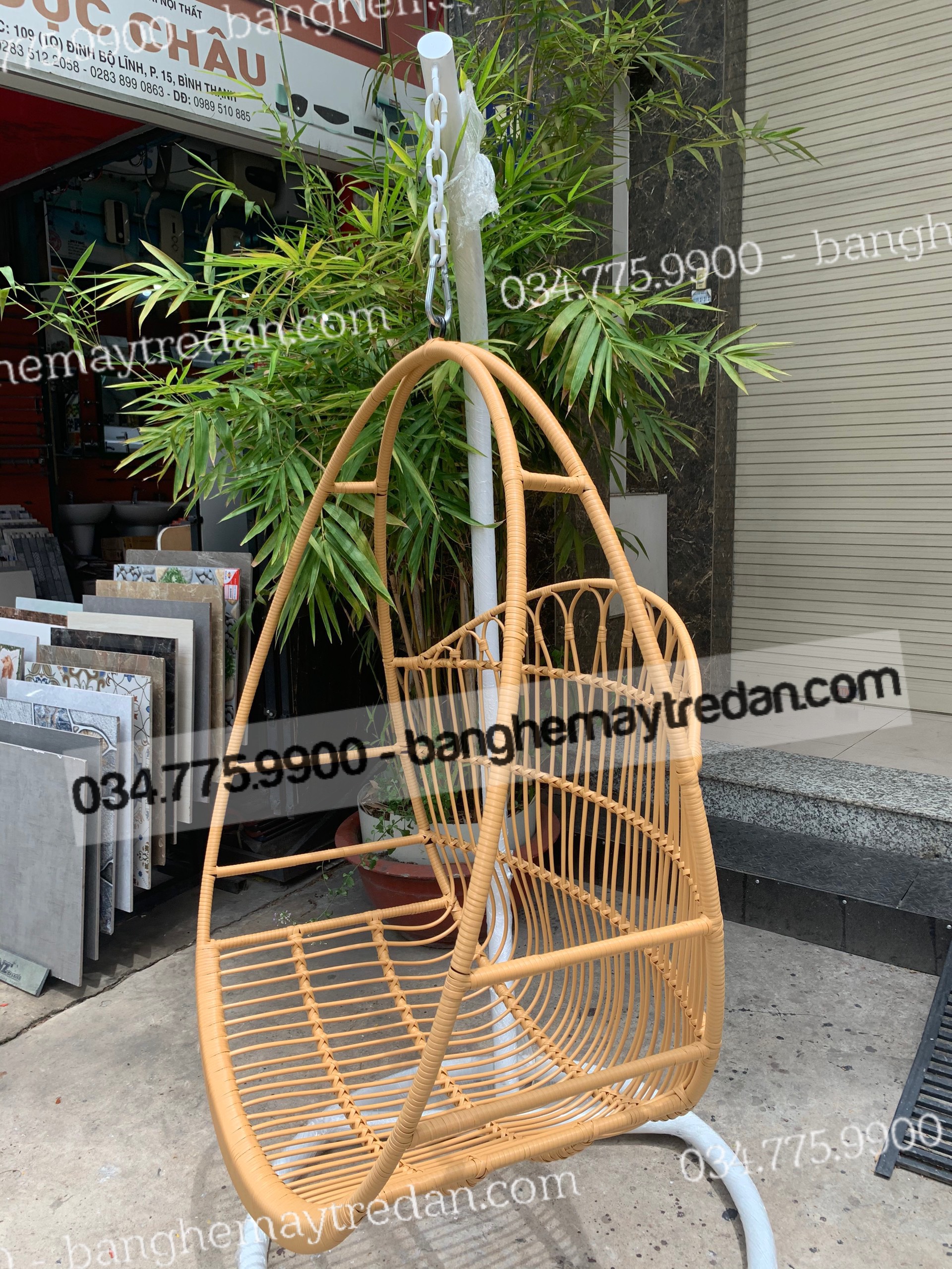 Bàn ghế ban công nhỏ gọn - Mây Tre Lục Bình