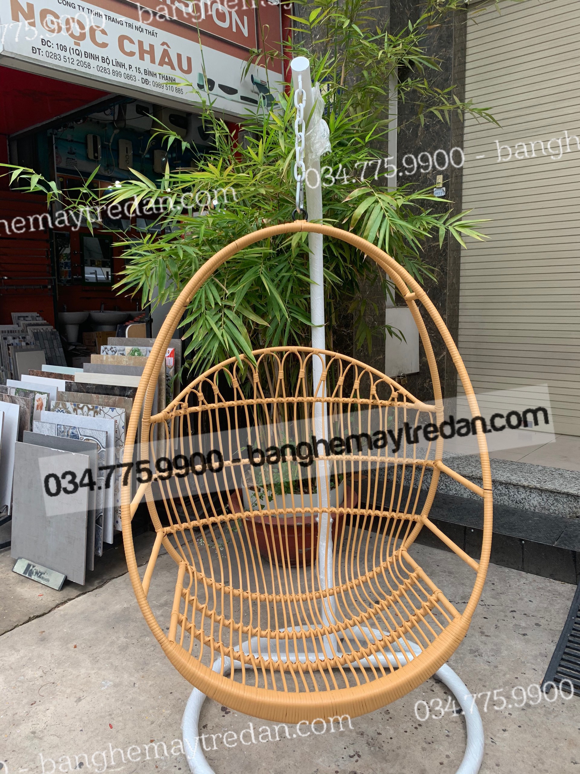 Bàn ghế ban công nhỏ gọn - Mây Tre Lục Bình