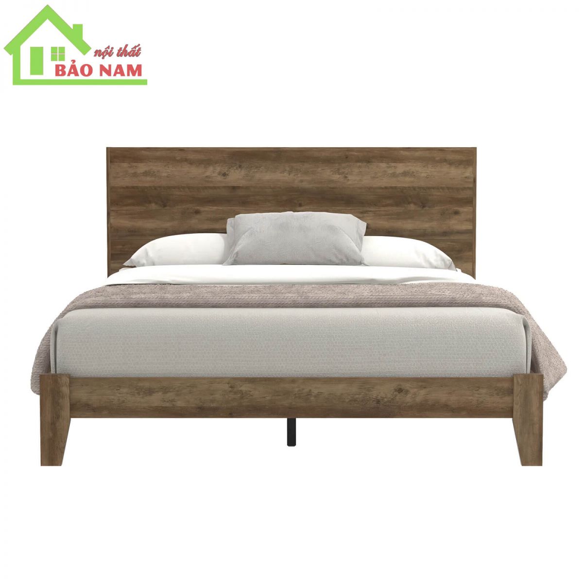Đóng giường gỗ tự nhiên đẹp, giá rẻ - gia công tại xưởng