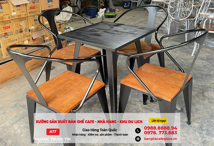 (MỸ THO) Bộ bàn ghế cafe sân vườn giá rẻ chất lượng