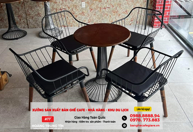 (MỸ THO) Bộ bàn ghế cafe sân vườn giá rẻ chất lượng