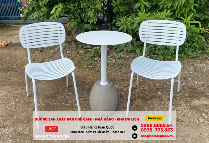 (MỸ THO) Bộ bàn ghế cafe sân vườn giá rẻ chất lượng