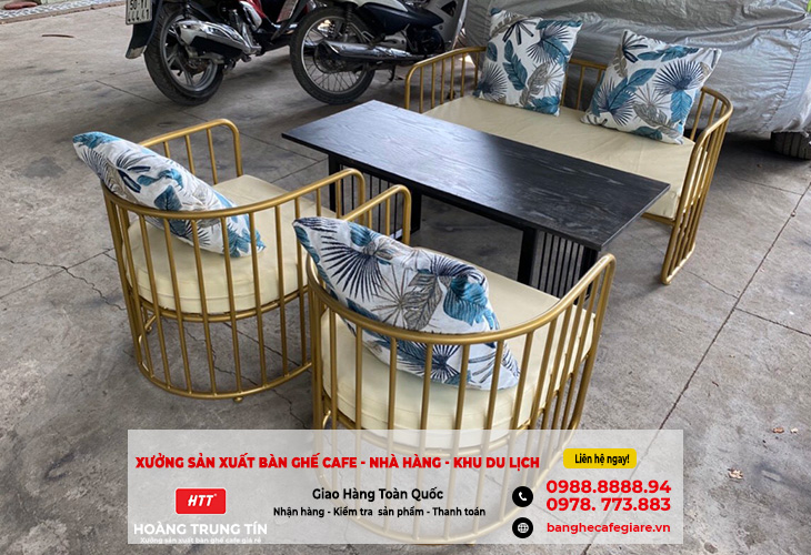(MỸ THO) Bộ bàn ghế cafe sân vườn giá rẻ chất lượng
