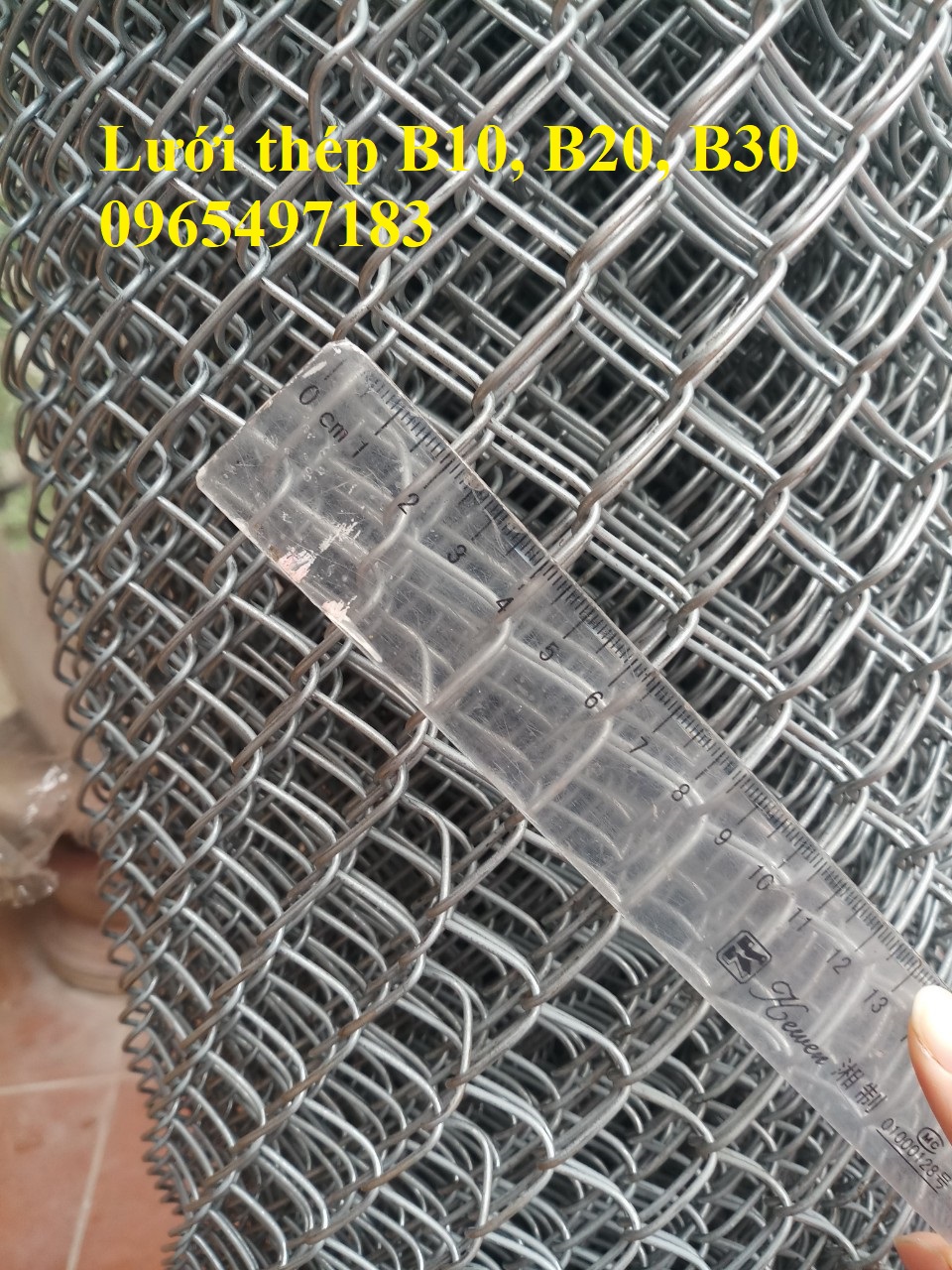 Lưới thép B20 mạ kẽm mắt 20x20 khổ 1m, 1.2m, 1.5m