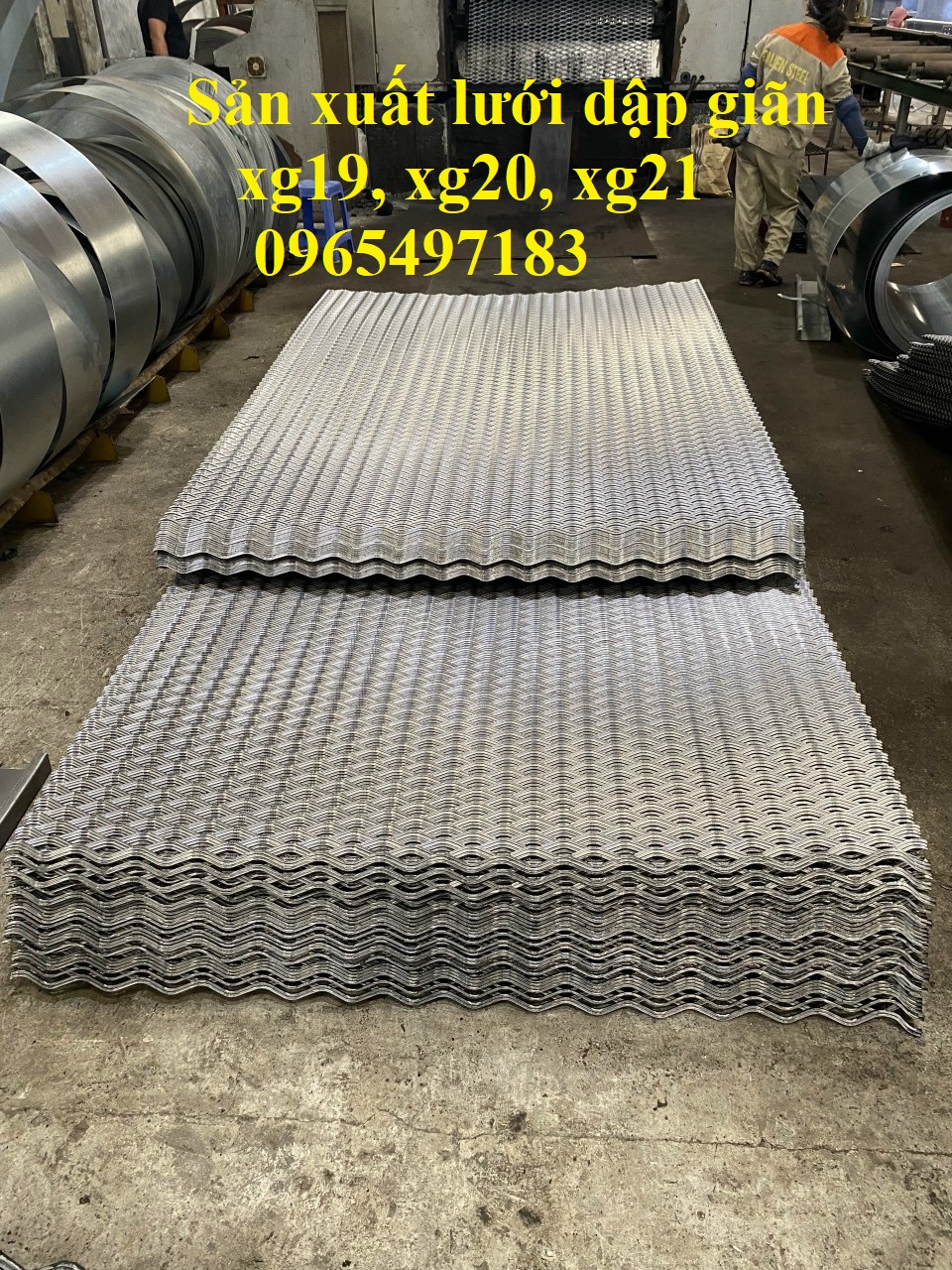 Lưới thép xg19, xg20, xg21 có sẵn 1.5x2m/ tấm mắt 36x101.6mm