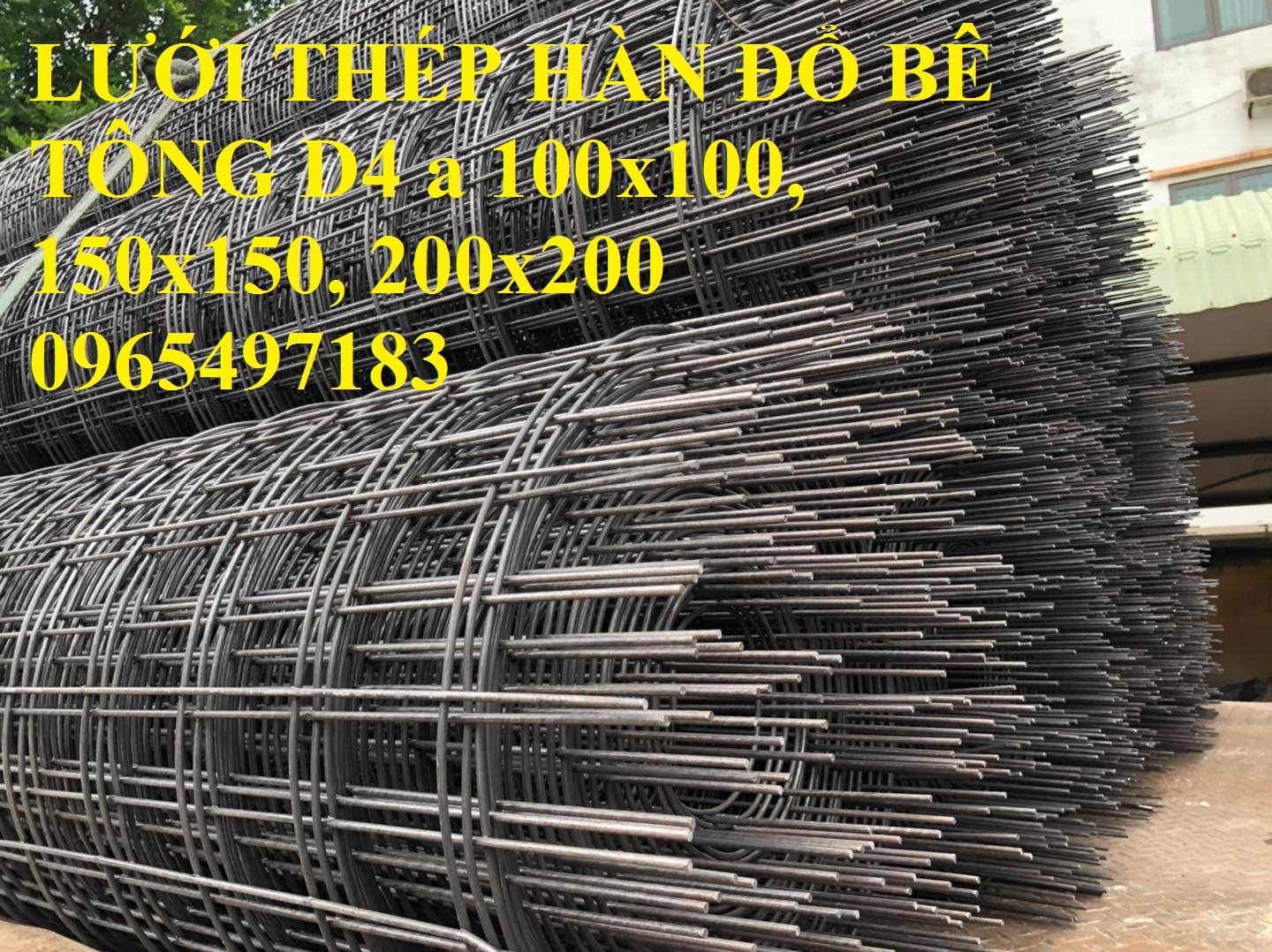 Lưới thép hàn phi 4, lưới thép hàn D4 đổ bê tông, đổ sàn giá tốt