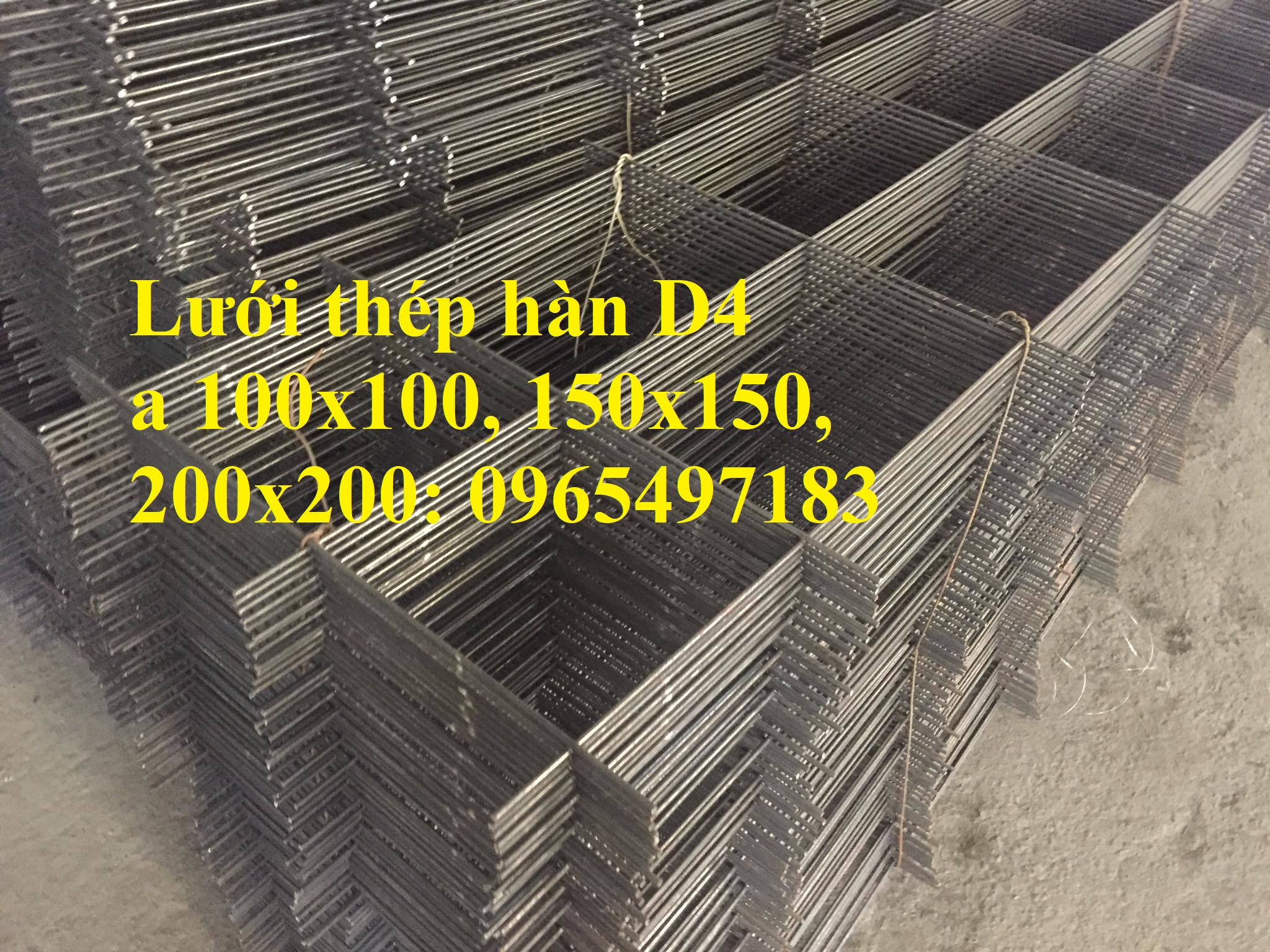 Lưới thép hàn phi 4, lưới thép hàn D4 đổ bê tông, đổ sàn giá tốt